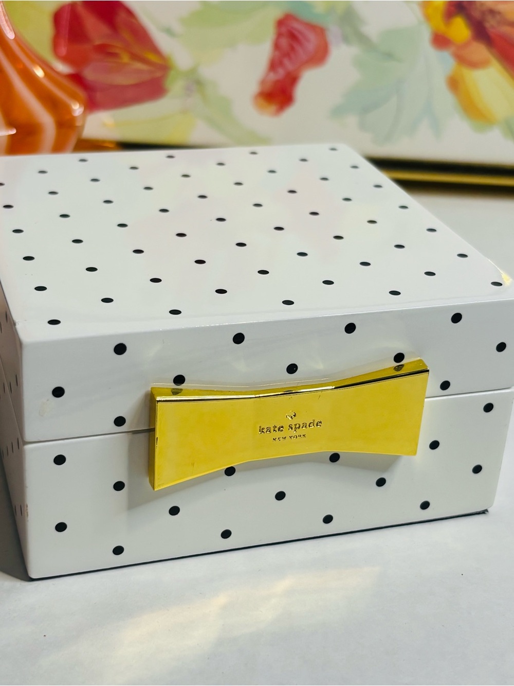 kate spade Jewelry Box with Gold Bow - Picture 6 of 6